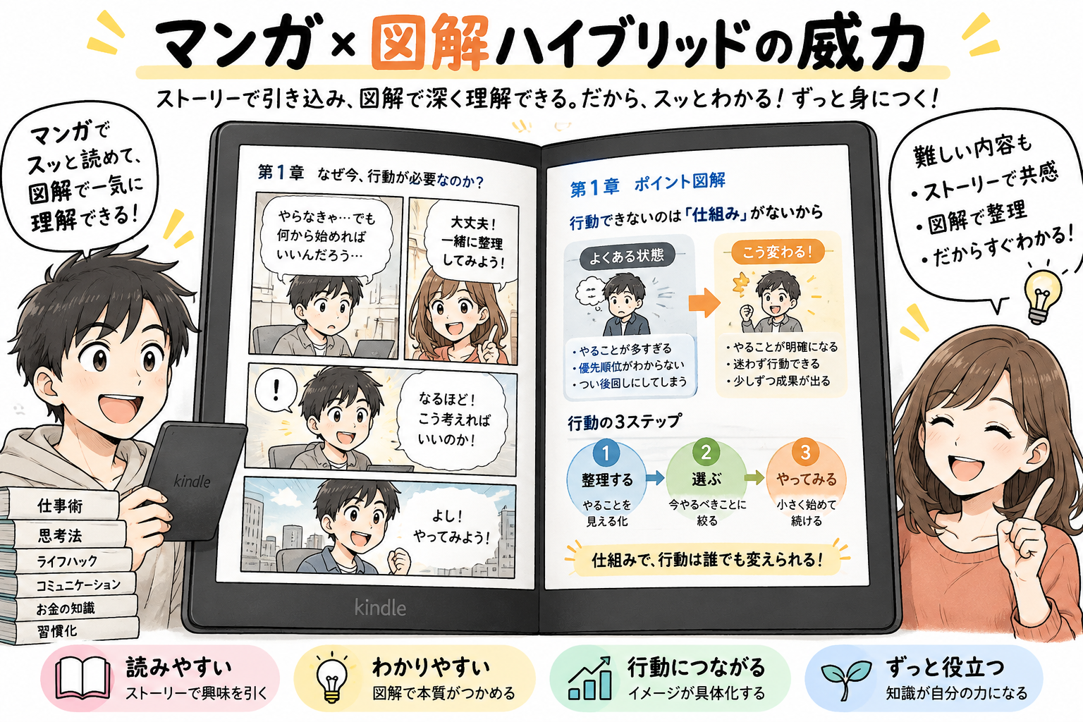 マンガ×図解ハイブリッドの威力