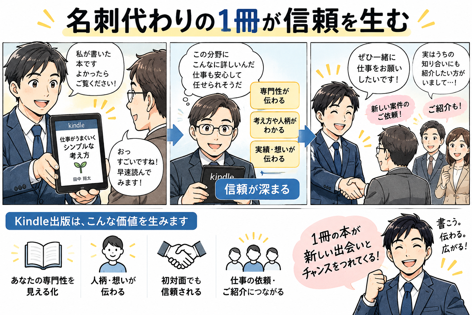 名刺代わりの1冊が信頼を生む